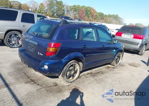 2004 Pontiac Vibe из США, поврежденный, VIN 5Y2SL62884Z460787